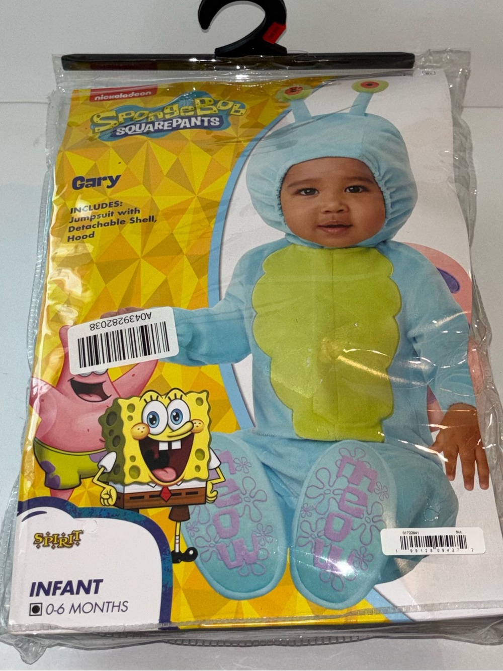 SpongeBob Squarepants Gary Infant Costume Baby 0-6m